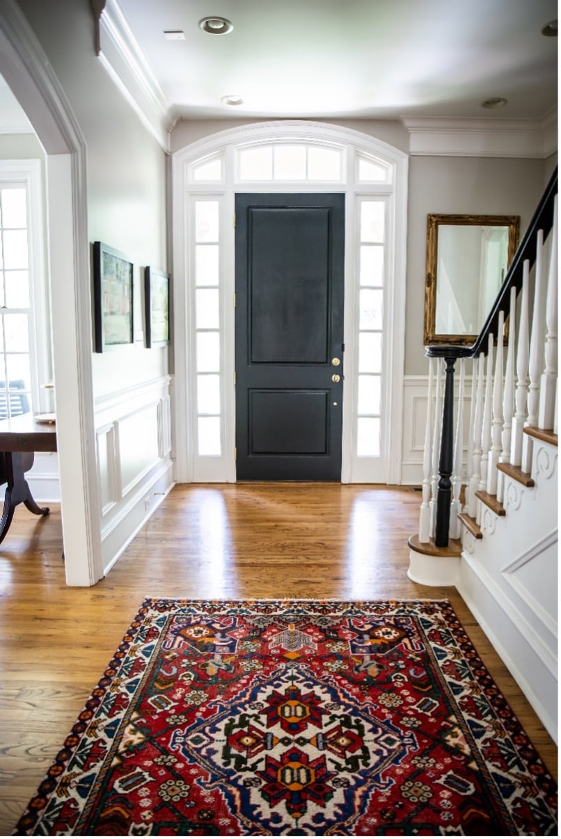 House foyer with clean wood floors